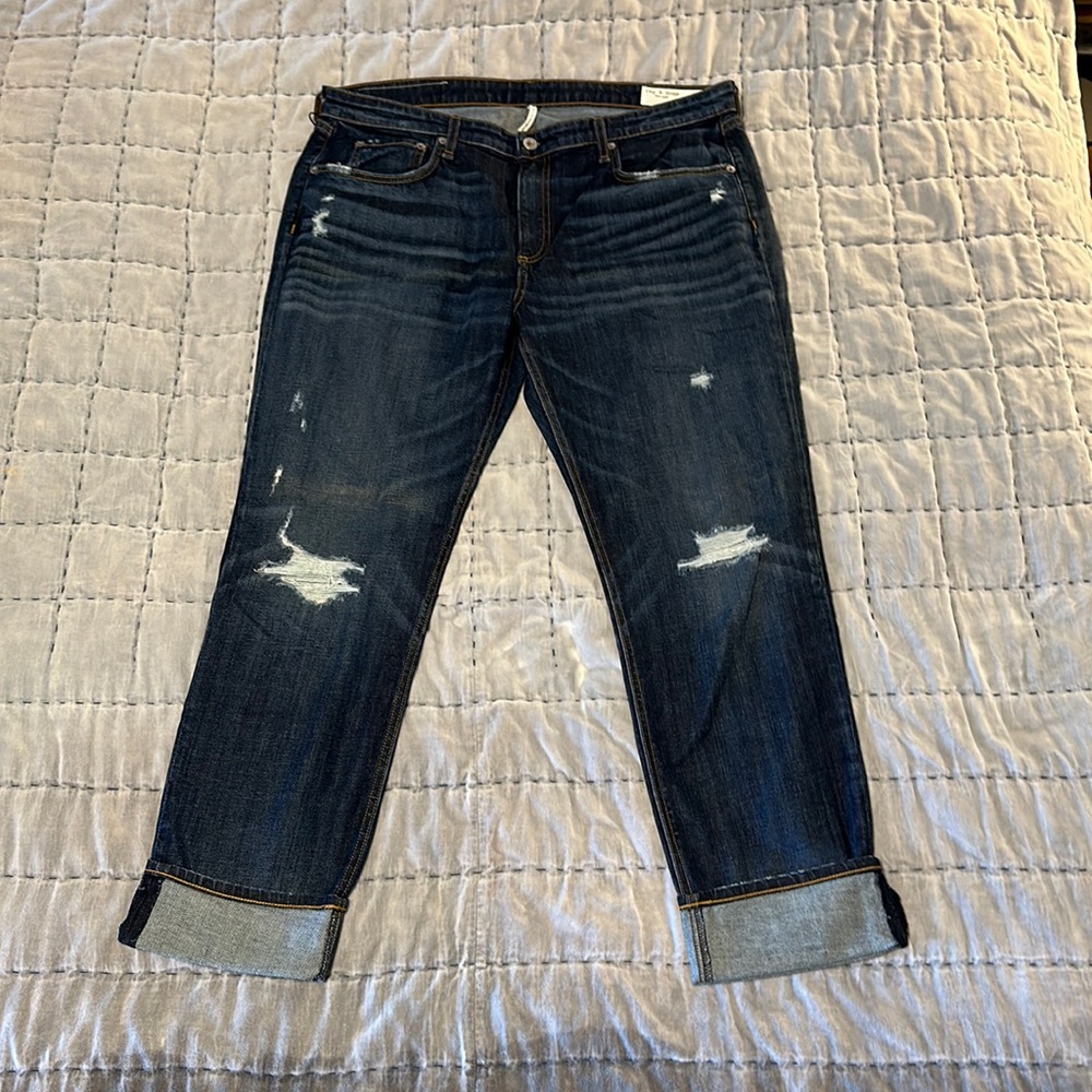 Rag & Bone Harper Dre Low-Rise Slim Boyfriend Jeans